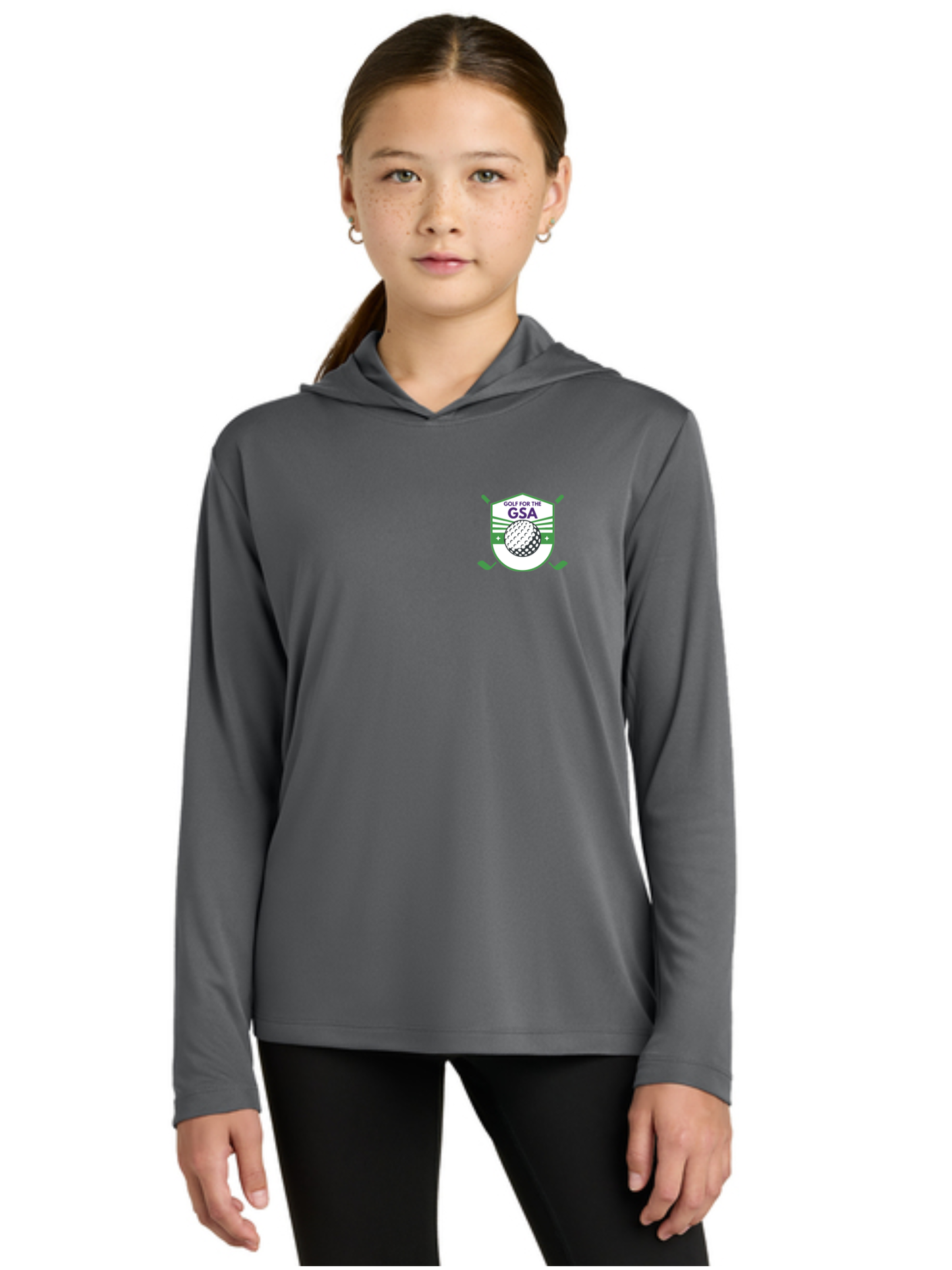 Youth Posi-UV® Pro Long Sleeve Hoodie