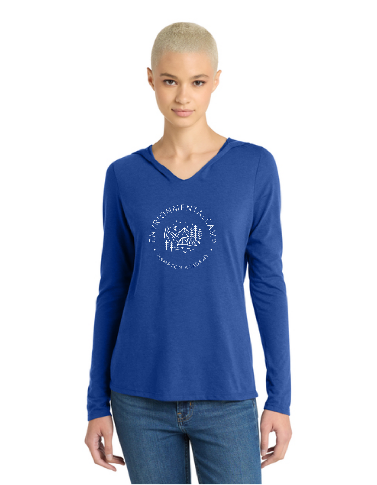 Environmental Camp Circle of Friends Light Long Sleeve Hooded Tee