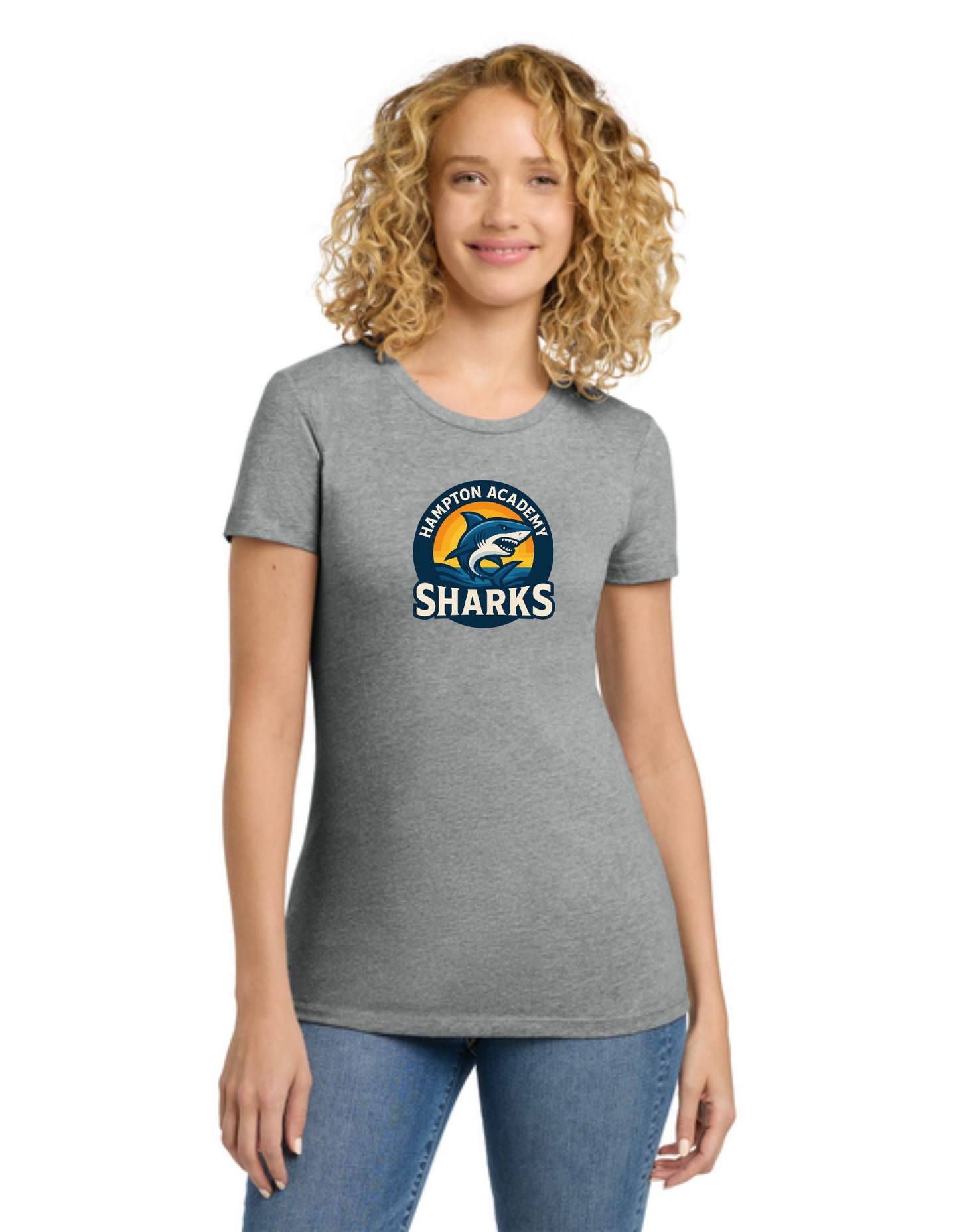 Sunset Sharks Tee