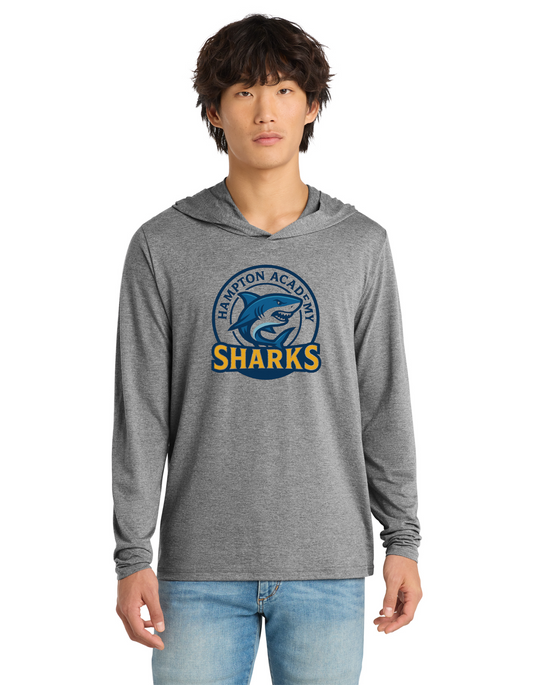 Hampton Sharks Light Long Sleeve Hooded Tee