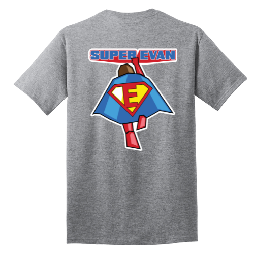 Super Evan Grey Tee