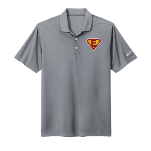 Nike Dri-FIT Micro Pique 2.0 with  Embroidery in Grey