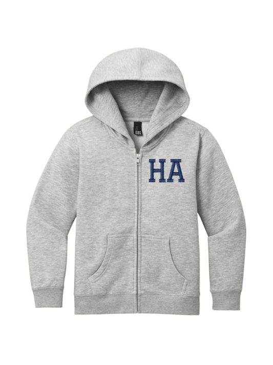 HA Zip Up Youth Embroidered