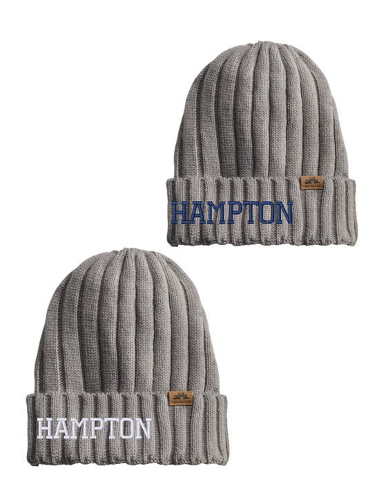 Hampton Embroidered Throwback Beanie