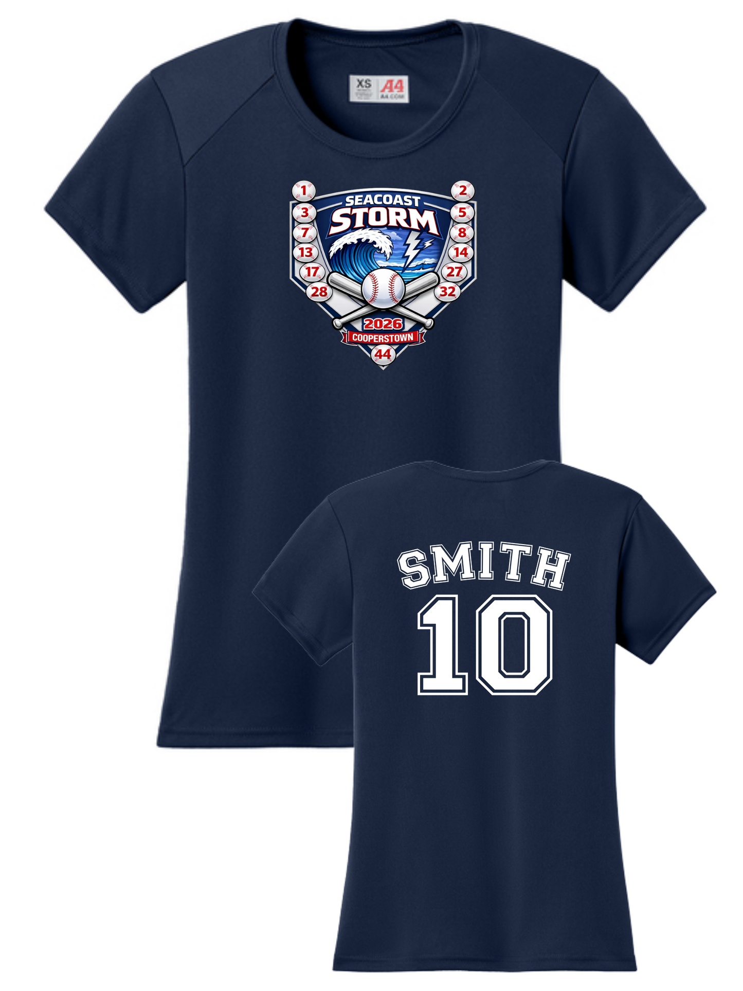 Team Performance Ladies Wicking Custom Tee