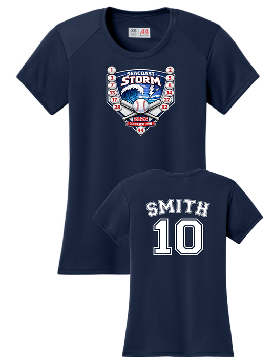 Team Performance Ladies Wicking Custom Tee