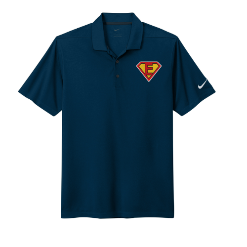 Nike Dri-FIT Micro Pique 2.0 with  Embroidery in Navy