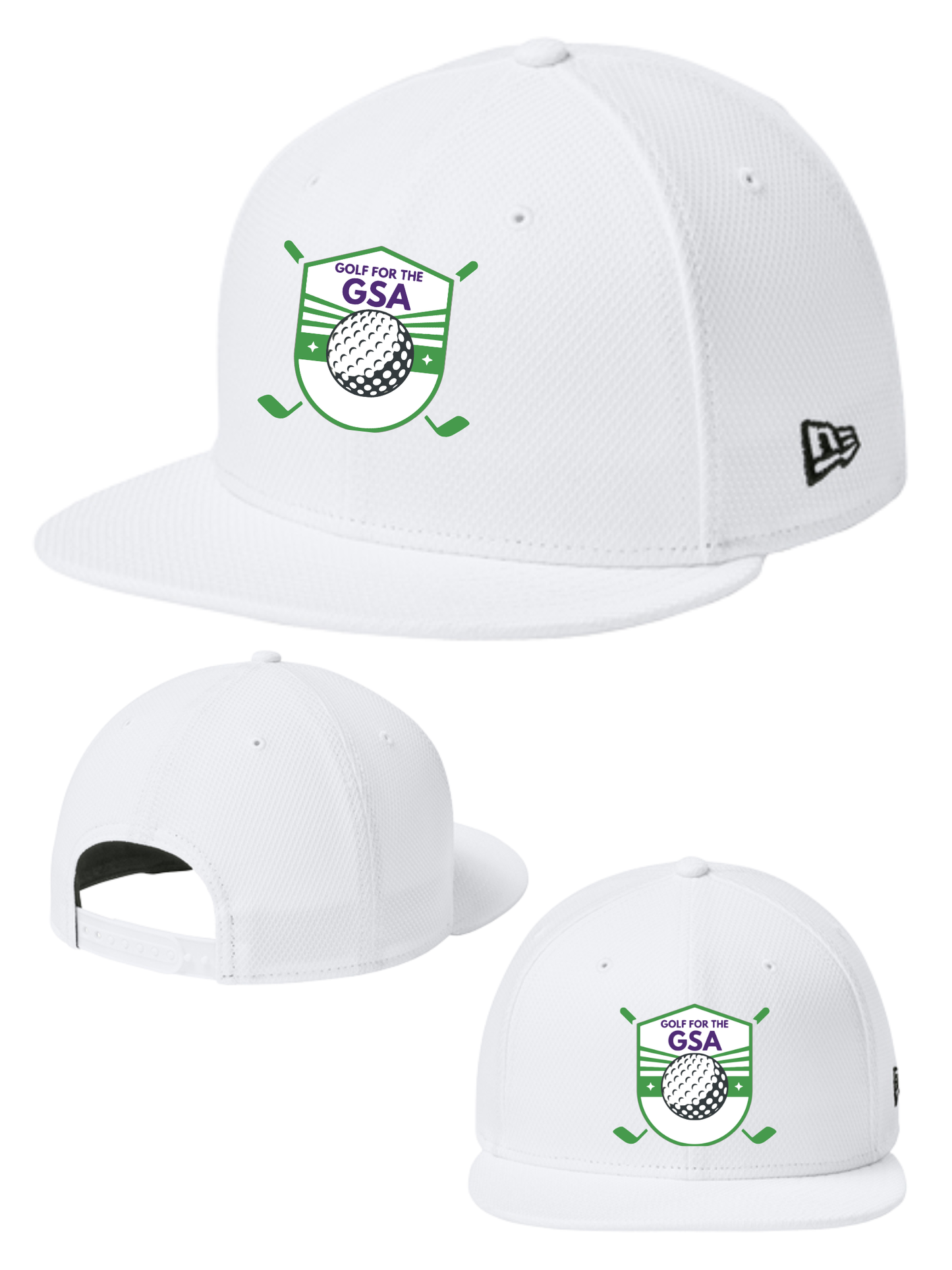 New Era® Original Fit Diamond Era Flat Bill Snapback Cap