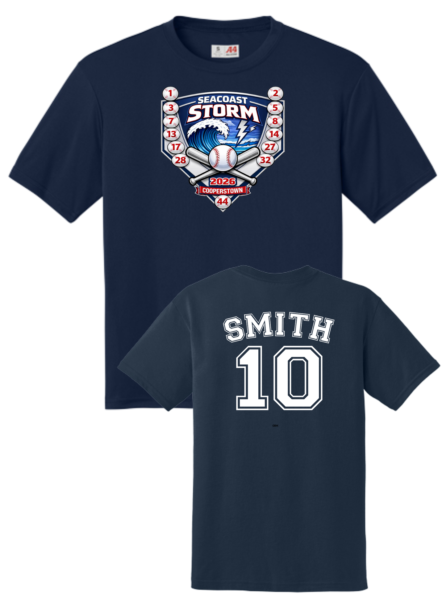 Team Performance Wicking Custom Tee