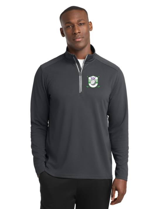 Textured 1/4-Zip Pullover
