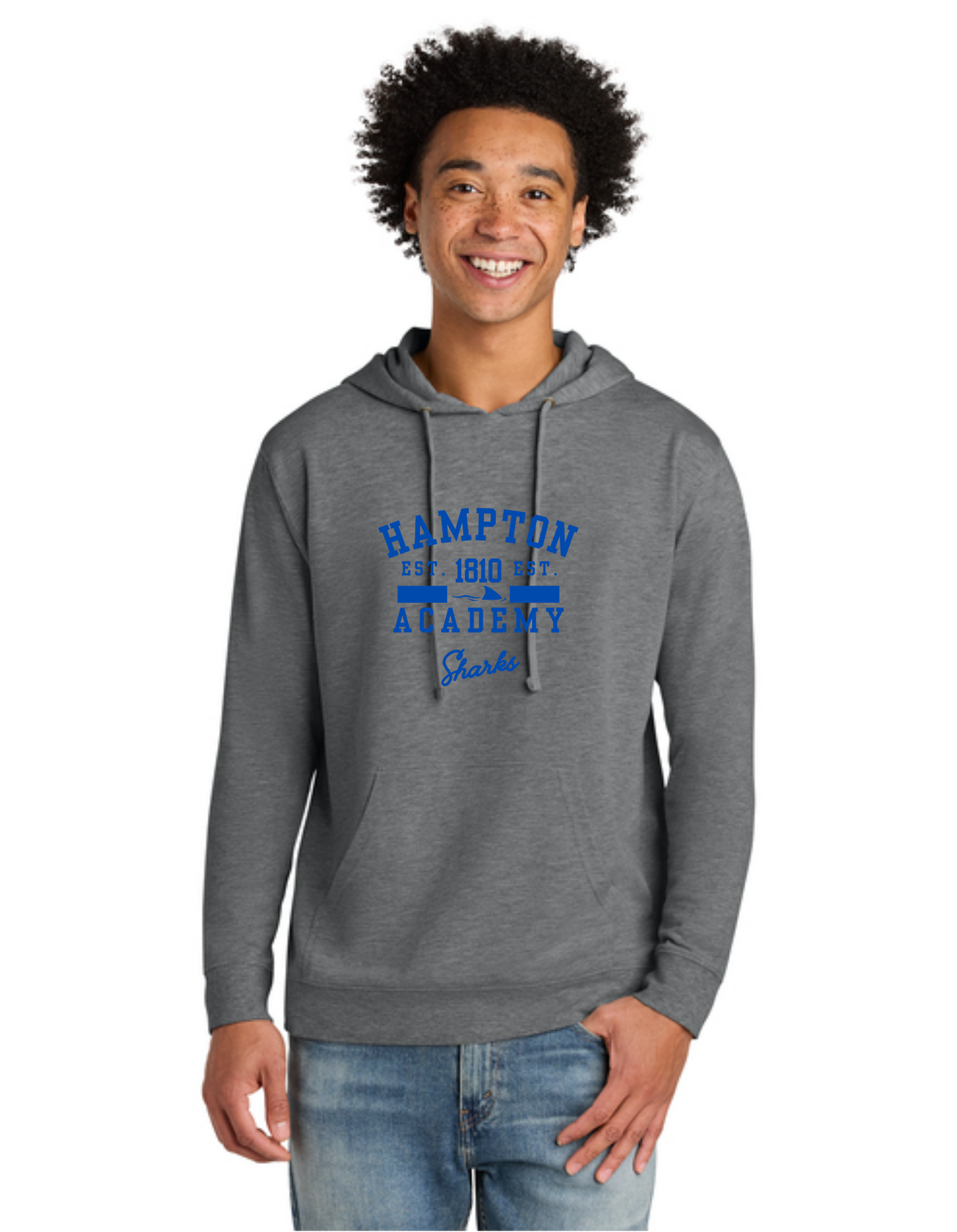 Hampton Academy Varsity Long Sleeve Hoodie Sweatshirt Tee