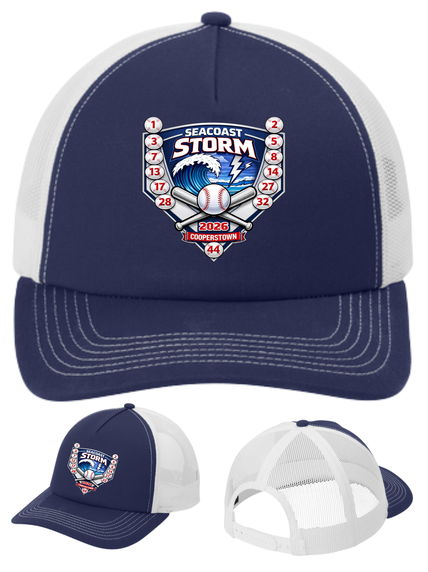 Team Curved Bill Trucker Hat