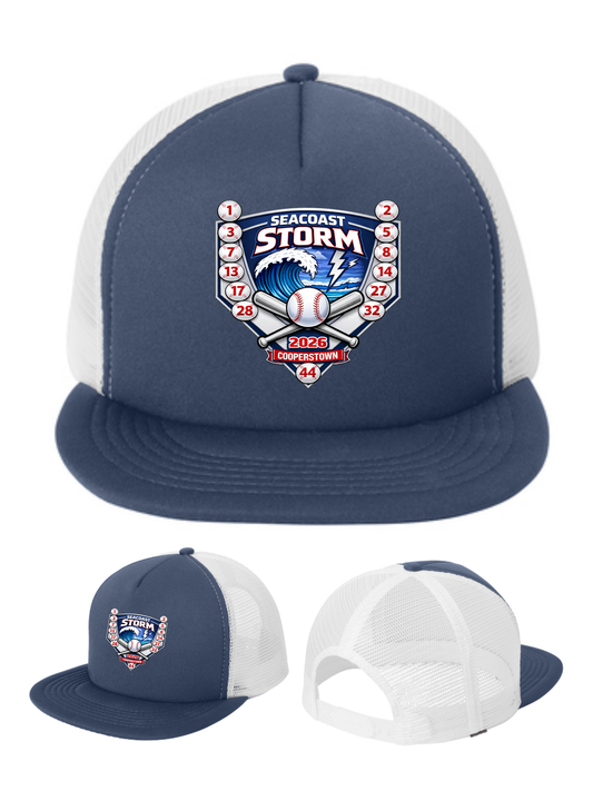 Team Flat Brim Trucker Hat