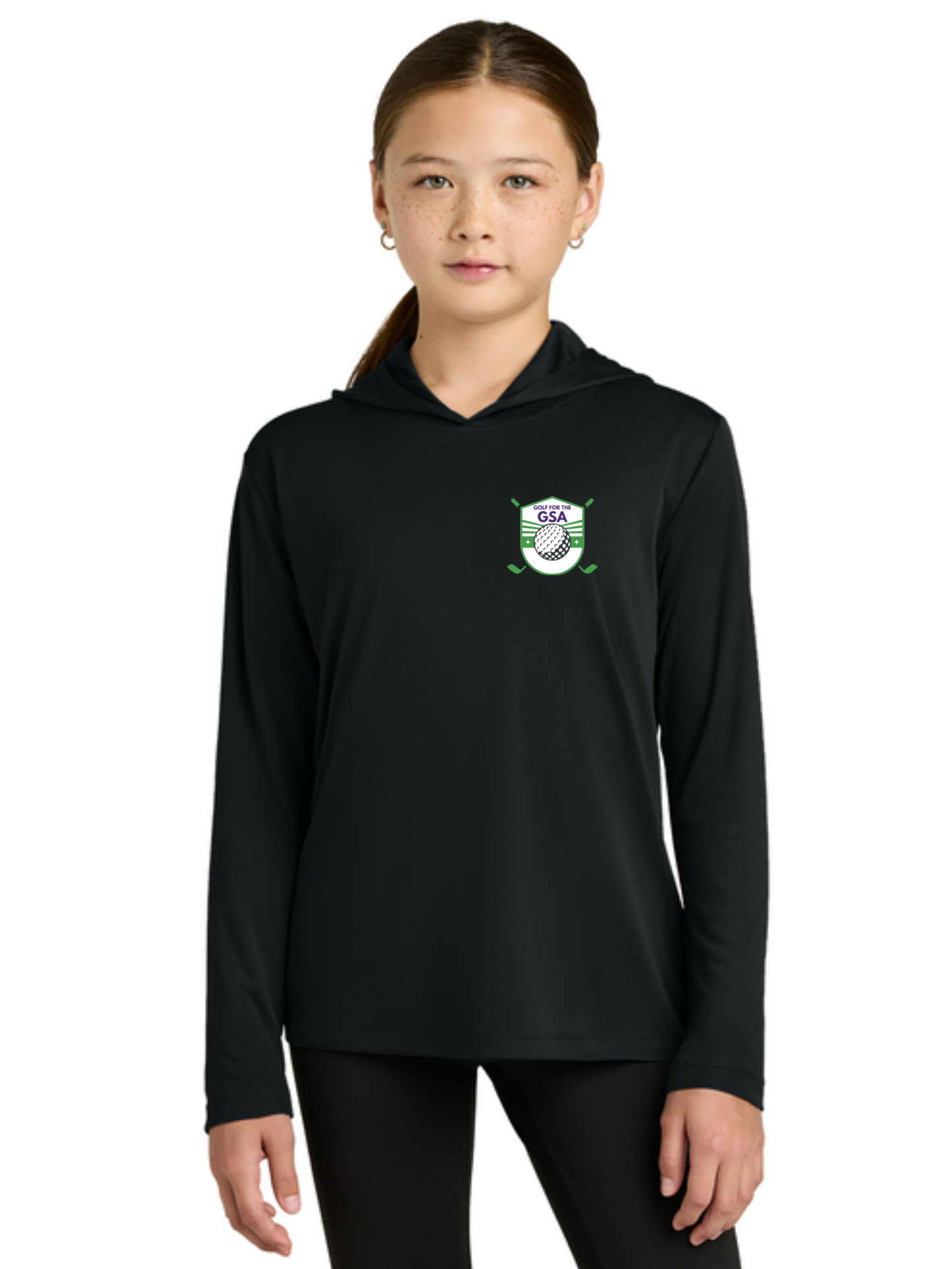 Youth Posi-UV® Pro Long Sleeve Hoodie